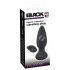 Black Velvet - oplaadbare, draadloze anale vibrator (zwart)