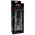 PDX Elite Extender Pro - oplaadbare zuig- en vibratiemasturbator (zwart)