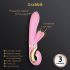 G-Vibe GRabbit - oplaadbare, 3-motorige G-spot vibrator (roze)