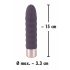 You2Toys Elegant Diamant - oplaadbare staafvibrator (donkerpaars)