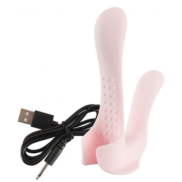 Couples Choice - oplaadbare duo-vibrator (lichtroze)