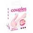 Couples Choice - oplaadbare duo-vibrator (lichtroze)