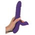 Lach Parel - oplaadbare, parels, clit-stimulator, stotende vibrator (paars)