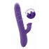 Lach Parel - oplaadbare, parels, clit-stimulator, stotende vibrator (paars)