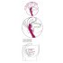 SMILE - flexibele A- en G-punt vibrator (roze)