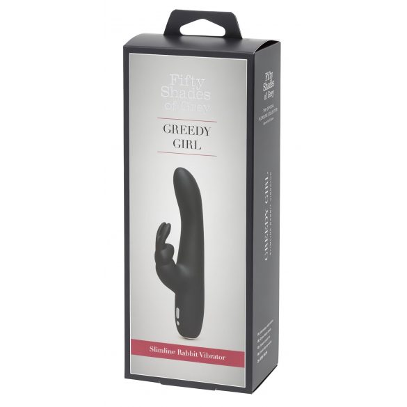 Vijftig tinten grijs Greedy Girl - oplaadbare vibrator (zwart)