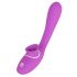 You2Toys - 2-functie vibe - oplaadbare clitoris- en vaginale vibrator (paars)