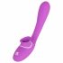 You2Toys - 2-functie vibe - oplaadbare clitoris- en vaginale vibrator (paars)