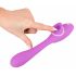 You2Toys - 2-functie vibe - oplaadbare clitoris- en vaginale vibrator (paars)