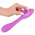 You2Toys - 2-functie vibe - oplaadbare clitoris- en vaginale vibrator (paars)