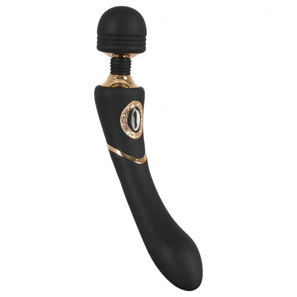 Cleopatra Wand - oplaadbare, waterdichte massagerende vibrator (zwart)