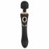 Cleopatra Wand - oplaadbare, waterdichte massagerende vibrator (zwart)