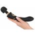 Cleopatra Wand - oplaadbare, waterdichte massagerende vibrator (zwart)