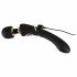 Cleopatra Wand - oplaadbare, waterdichte massagerende vibrator (zwart)