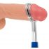 You2Toys Loop - metalen eikelvibrator (zilver-blauw)