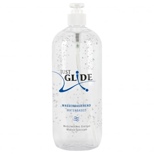 Just Glide glijmiddel op waterbasis (1000ml)