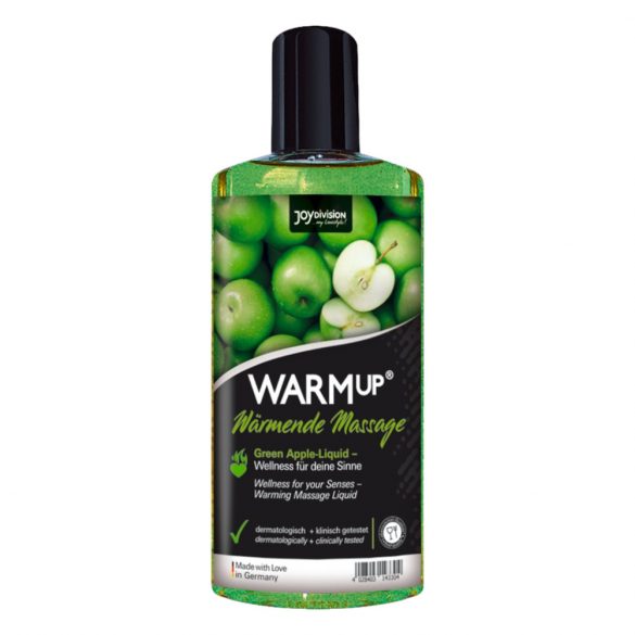 JoyDivision WARMup - verwarmende massageolie - groene appel (150ml)