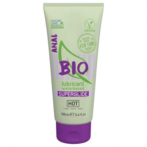 HOT BIO Superglide Anal - vegan glijmiddel op waterbasis voor anaal gebruik (100ml)