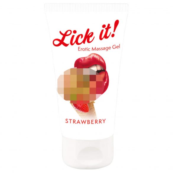 Lick it! - Eetbare glijmiddel Aardbei (50ml)