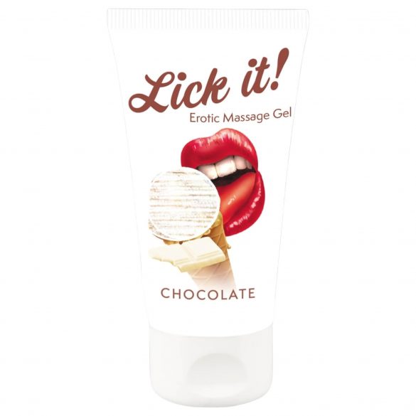 Lick it! - 2-in-1 eetbare glijmiddel - witte chocolade (50ml)