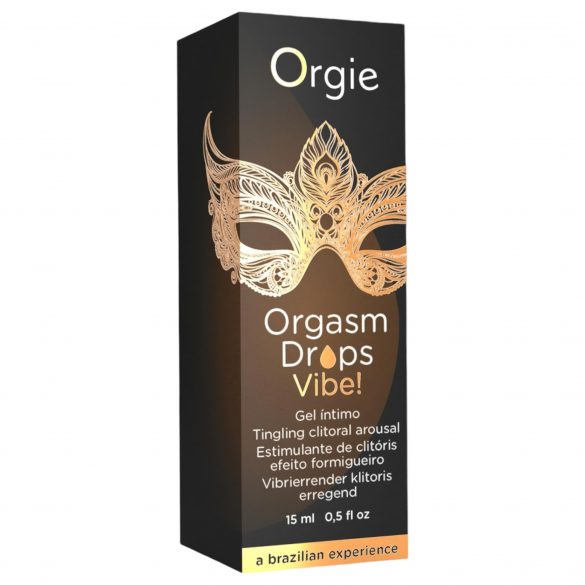 Orgie Orgasme Druppels Vibe - tintelende intieme gel voor vrouwen (15ml)