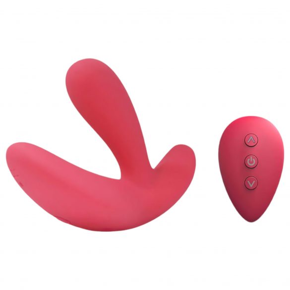 Cotoxo Zadel - oplaadbare, afstandsbediening prostaat vibrator (rood)