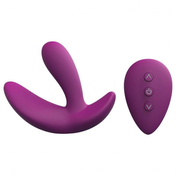 Cotoxo Zadel - batterij-aangedreven, afstandsbediening prostaat vibrator (paars)