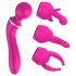 Lonely - 2in1 vervangbare kop massagetoestel en G-spot vibrator (roze)