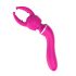 Lonely - 2in1 vervangbare kop massagetoestel en G-spot vibrator (roze)