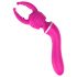 Lonely - 2in1 vervangbare kop massagetoestel en G-spot vibrator (roze)