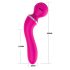 Lonely - 2in1 vervangbare kop massagetoestel en G-spot vibrator (roze)