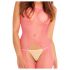 Rene Rofe - net catsuit (S-L) - roze