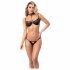 Mapalé - set van drie bandjeslingerie (zwart) - L/XL