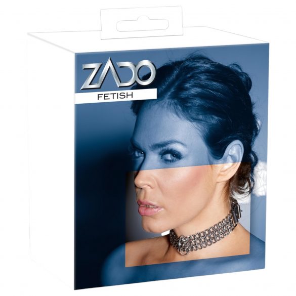 ZADO - halsband met ketting (zilver)