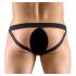 Svenjoyment - metalen ring jock slip (zwart)