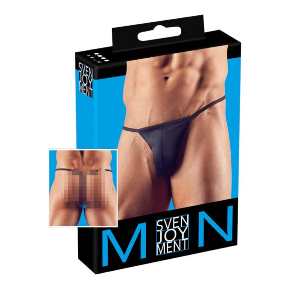 Mini-string voor mannen (zwart) - M