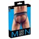 Svenjoyment - open jock slip (zwart-rood)