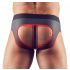 Svenjoyment - open jock slip (zwart-rood) - M