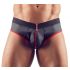 Svenjoyment - open jock slip (zwart-rood) - M