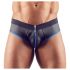 Svenjoyment - open jock slip (zwart-blauw)