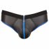 Svenjoyment - open jock slip (zwart-blauw)