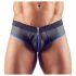 Svenjoyment - open jock slip (zwart-blauw) - M