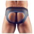 Svenjoyment - open jock slip (zwart-blauw) - M