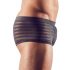 Transparante gestreepte boxer (zwart) - M