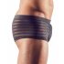 Transparante gestreepte boxer (zwart) - M