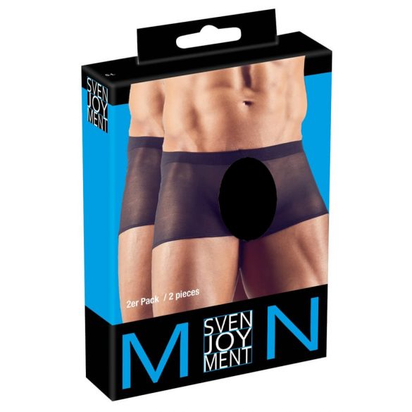 Svenjoyment - transparant boxerset - zwart (2-delig) S-L