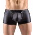 Svenjoyment - matte zwarte boxer met rits en strass - M