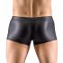 Svenjoyment - matte zwarte boxer met rits en strass - M