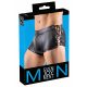 Svenjoyment - zijkant geveterde matte boxer (zwart) - M