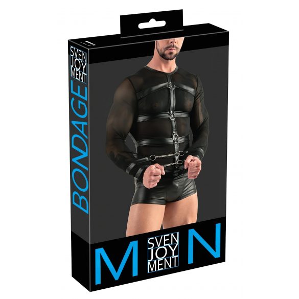 Svenjoyment - mannen body met lange mouwen (zwart) - M